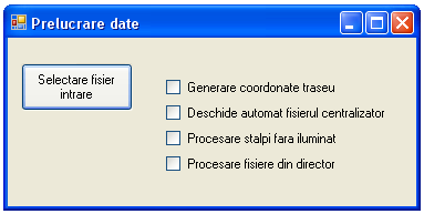 Prelucrare date achiziţionate pentru elaborarea auditului pentru sistemul de iluminat stradal